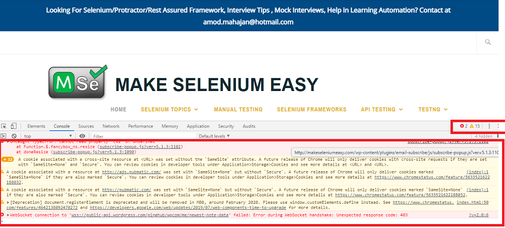 selenium firefox driver disable log messages python