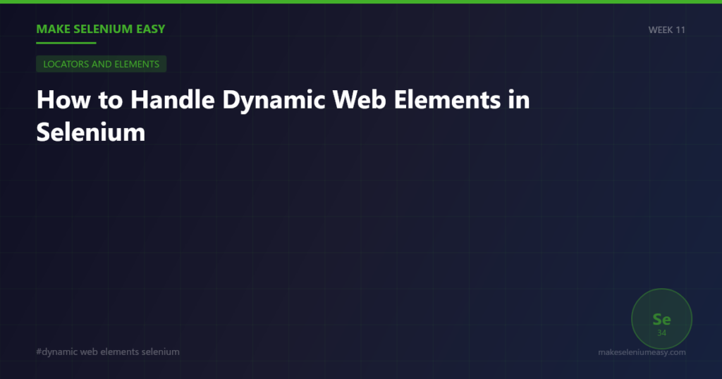 Working with Dropdowns and Select Class in Selenium - Make Selenium Easy